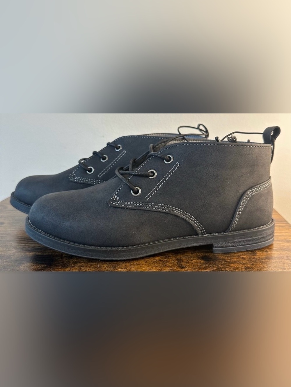 Thereabouts Boys Mason Black Chukka Boots NWT Size Little Boys 1